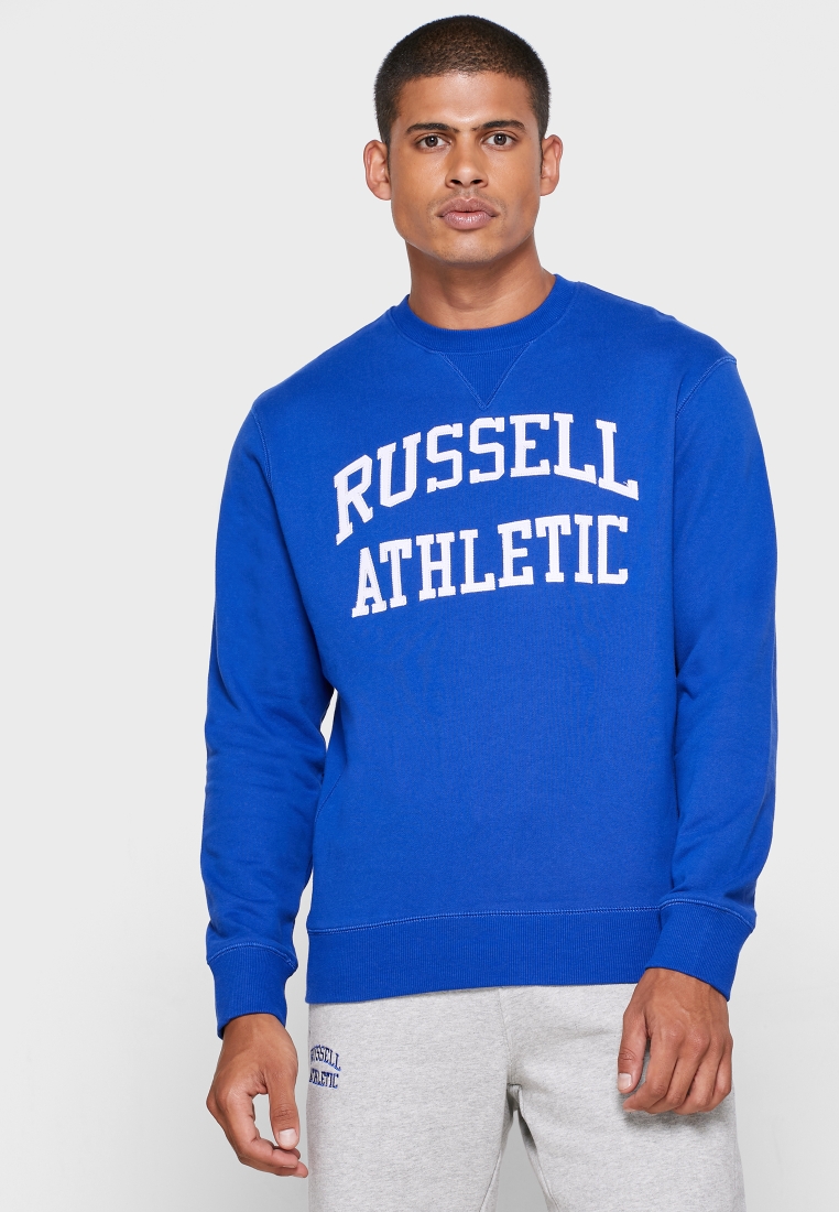 Buy Russell Athletic blue Logo Sweatshirt for Kids in Doha, other