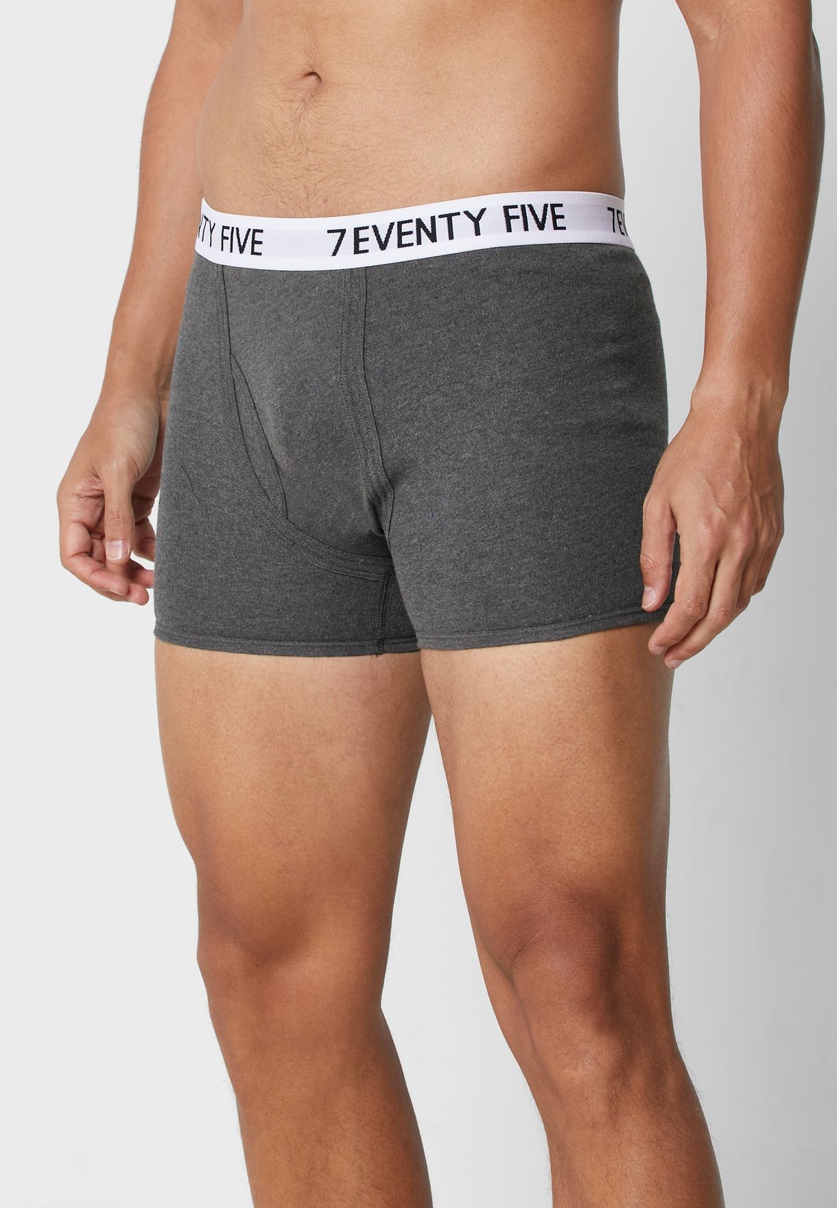 3 Pack Waist Band Trunks With Antibacterial Finish