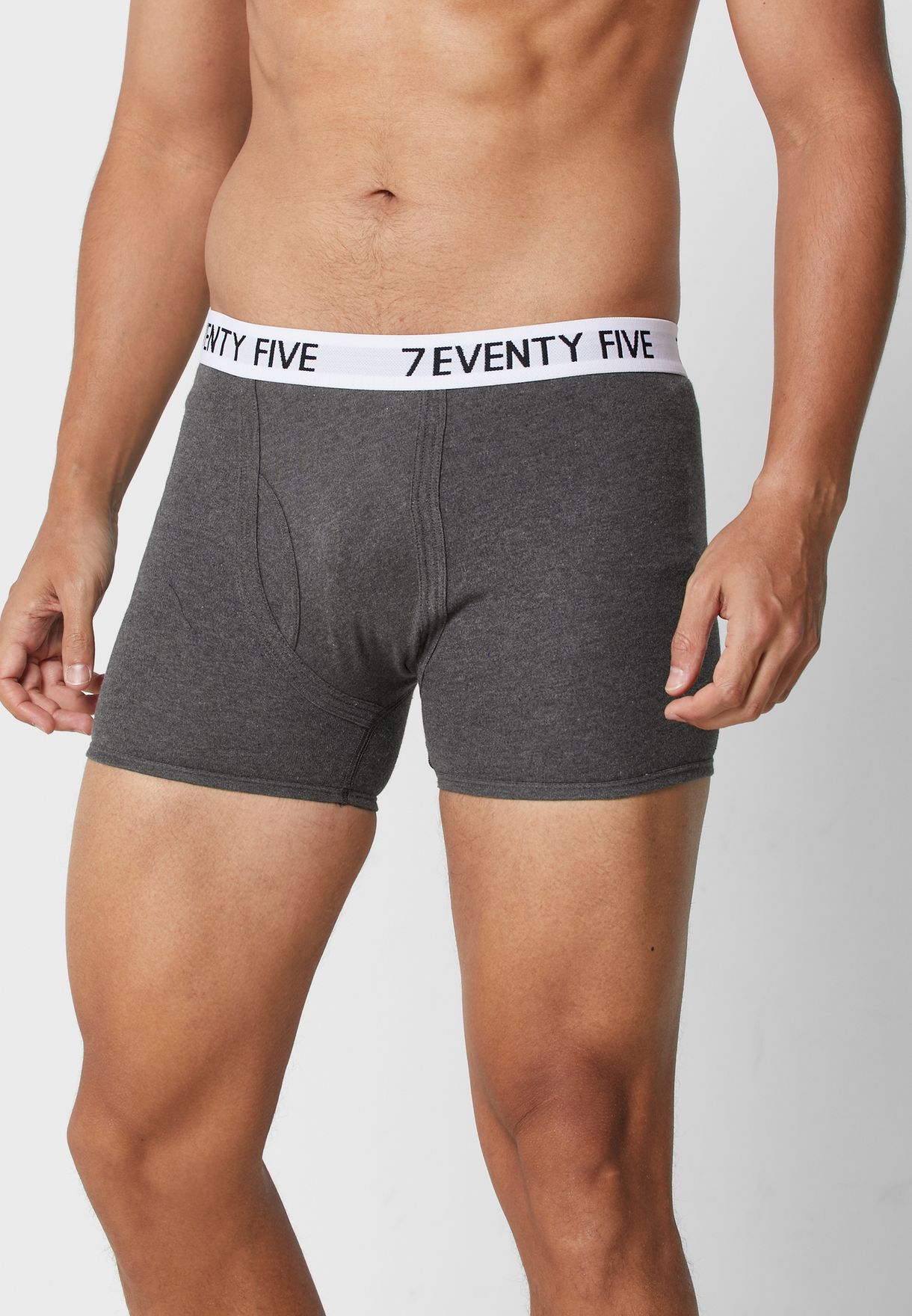 3 Pack Waist Band Trunks With Antibacterial Finish