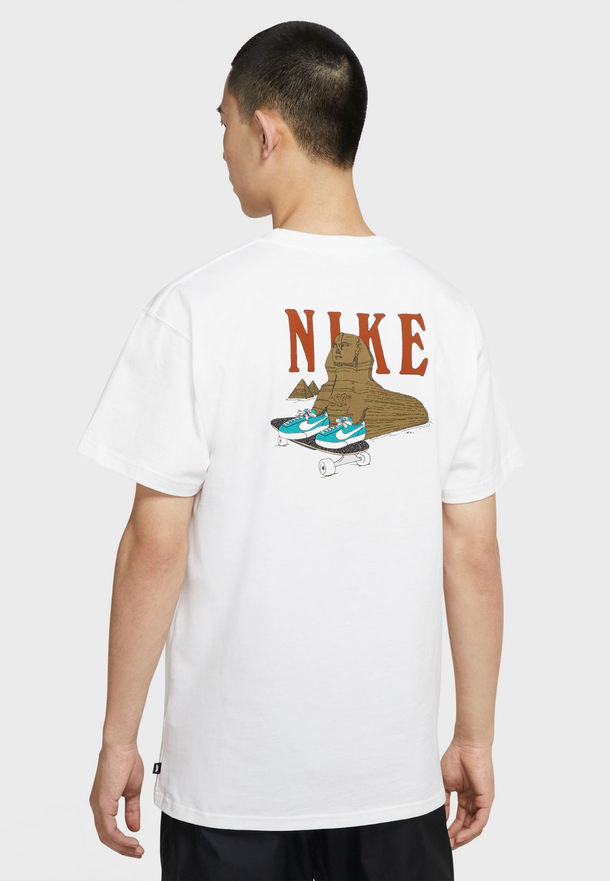 Buy Nike white Sphynx T-Shirt for Men 