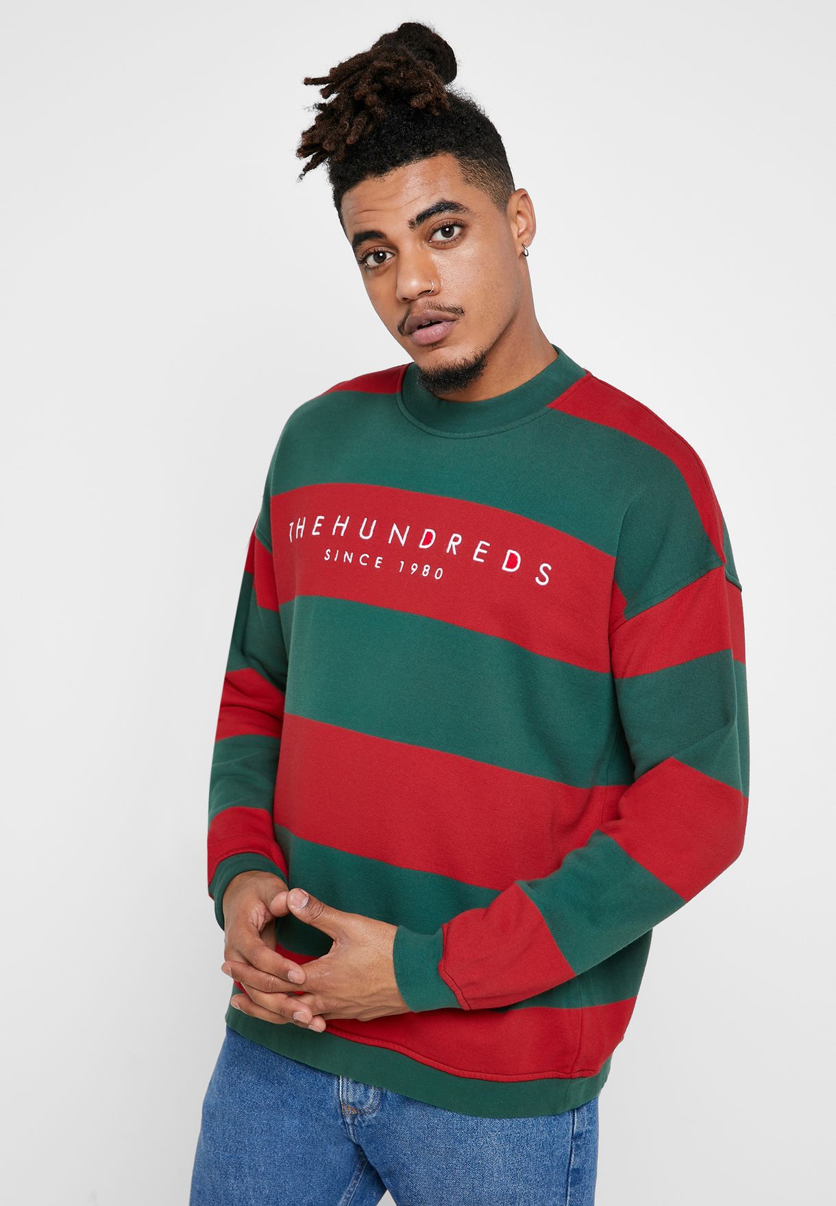 the hundreds hoodie red