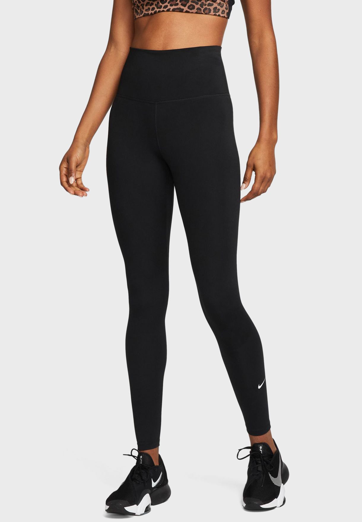 nike women's one tights black