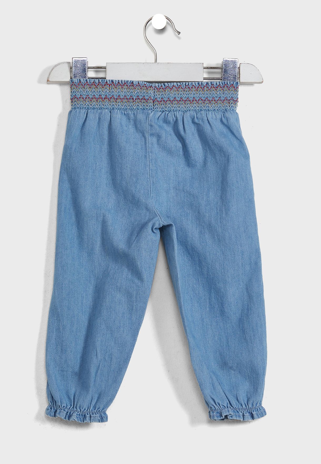 Infant Mid Wash Puffed Jeans