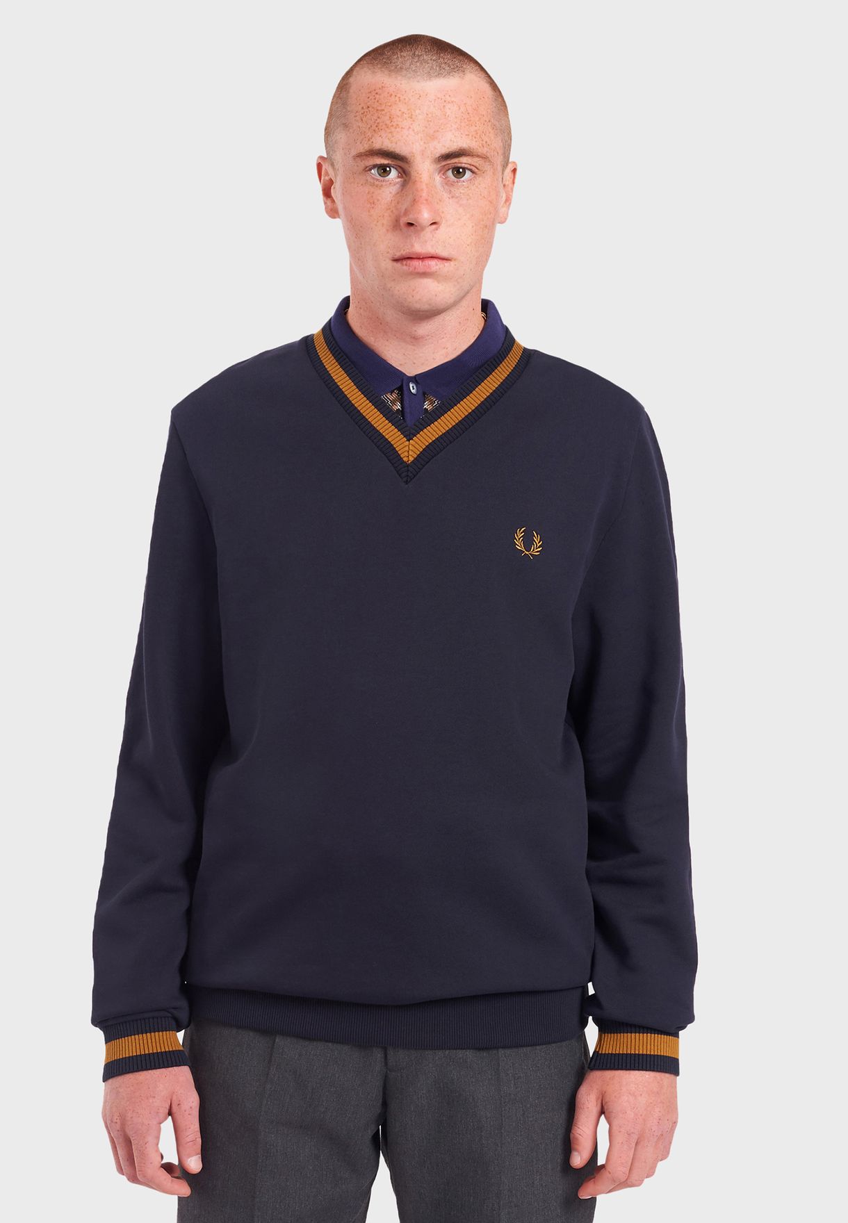 fred perry global sweatshirt