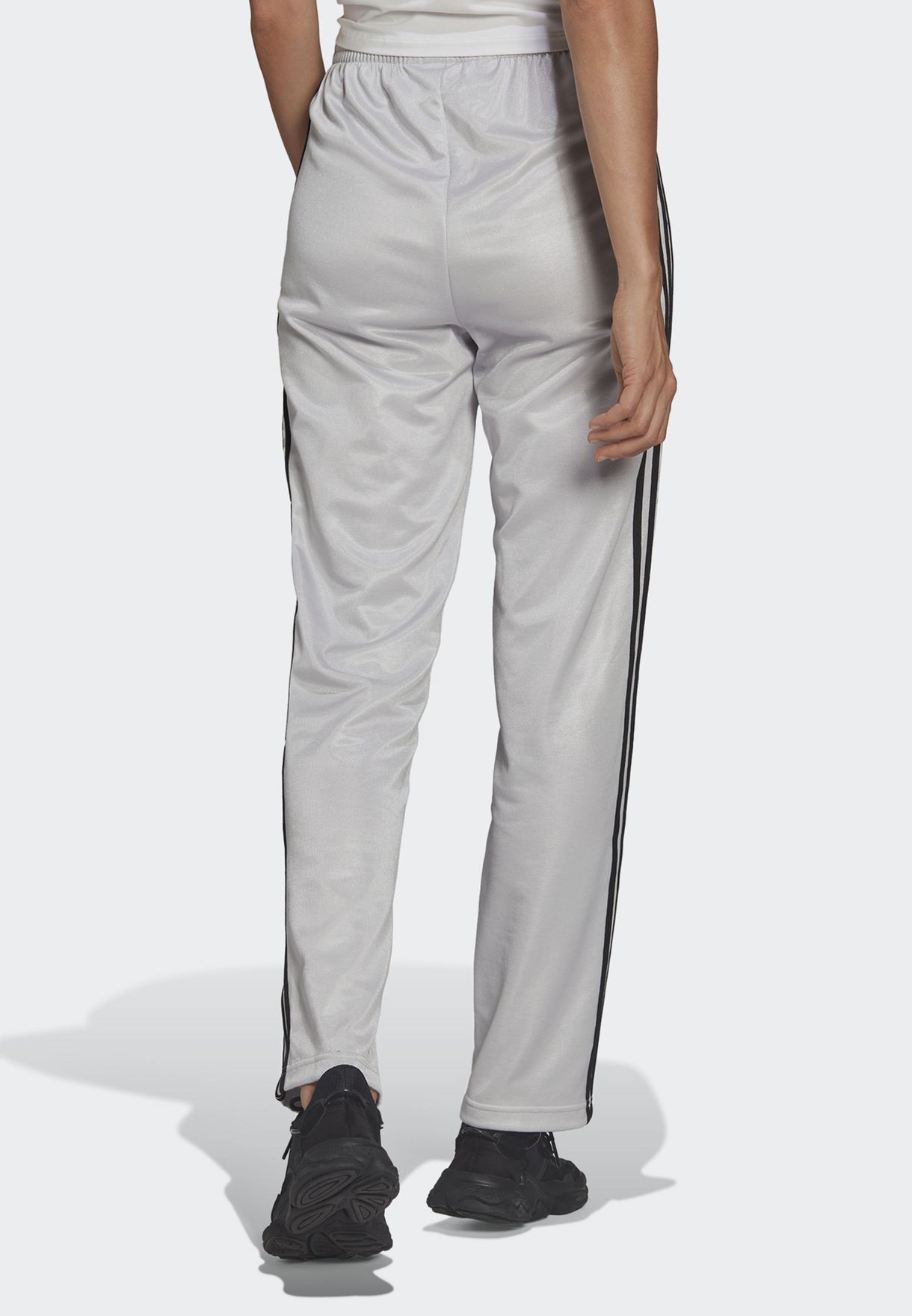 High-Shine Straight-Leg Track Sweatpants
