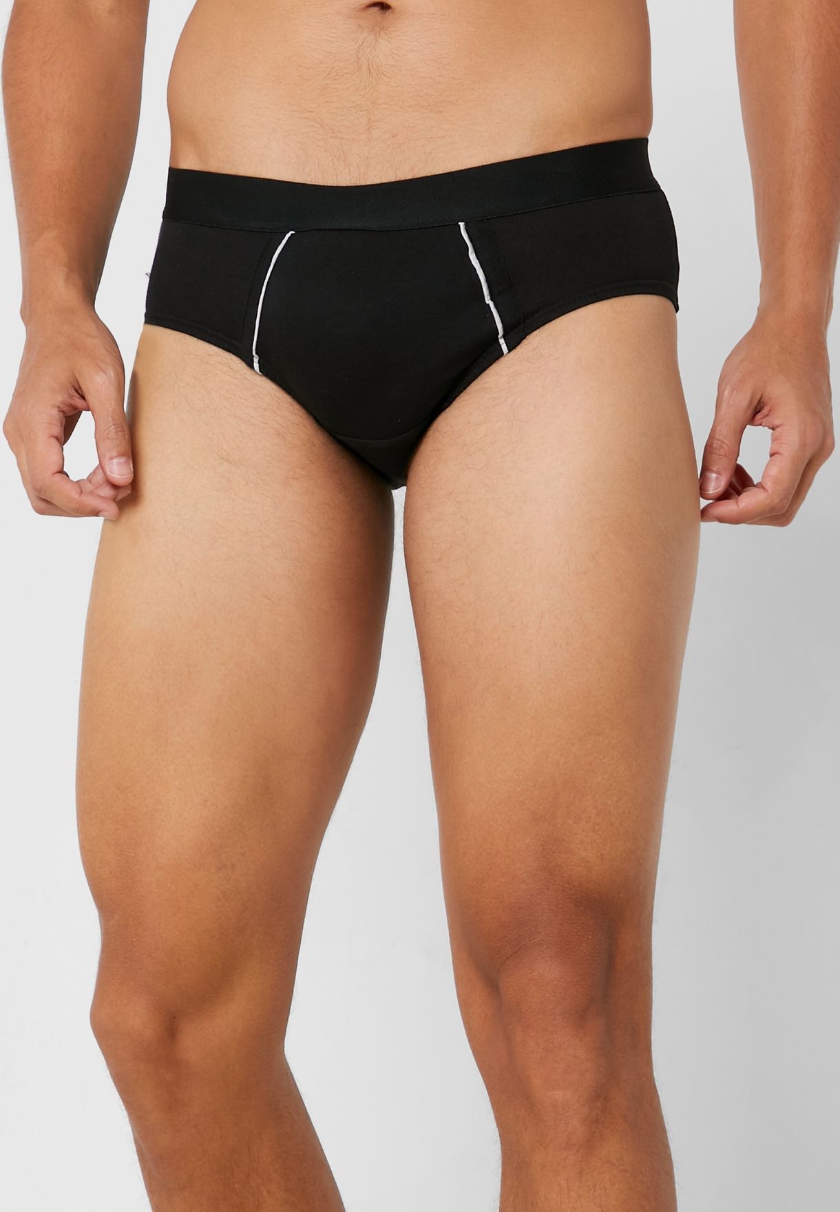 3 Pack Hunk Brief With Antibacterial Finish