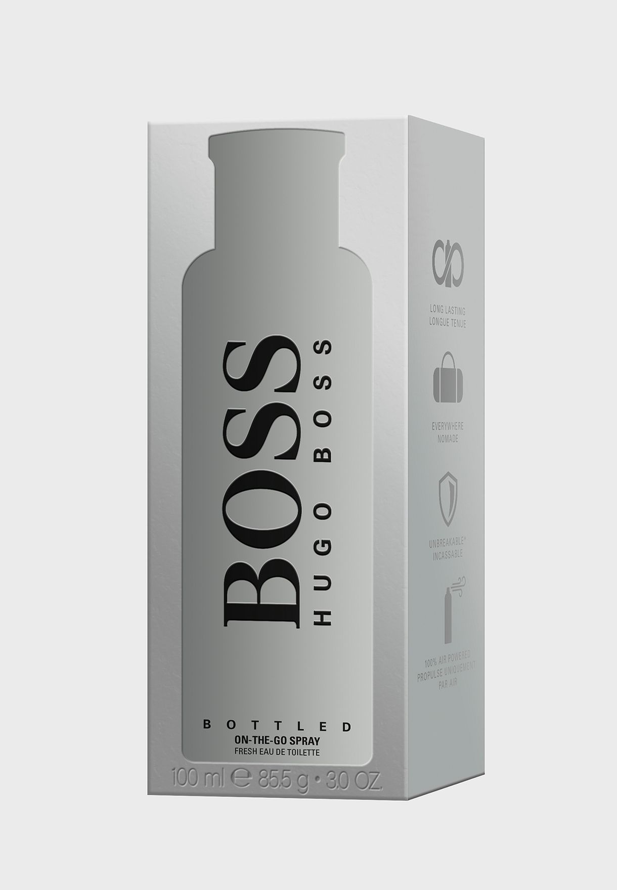 hugo boss clear bottle