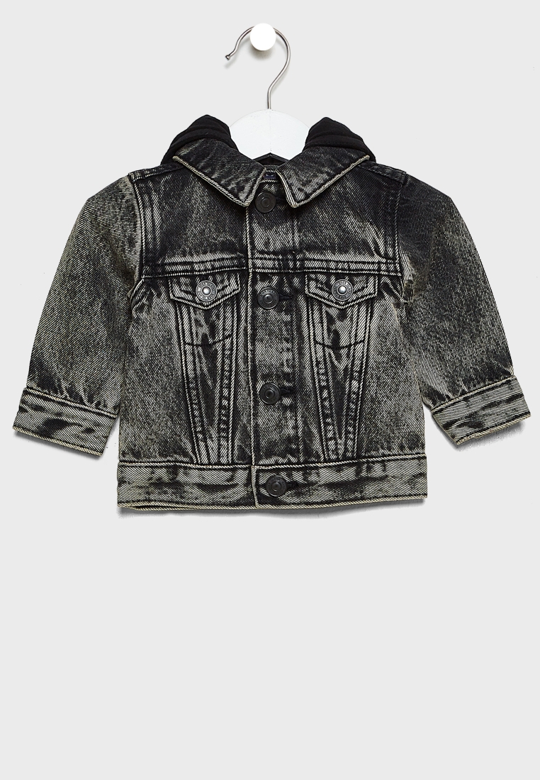 River Island hooded denim jacket