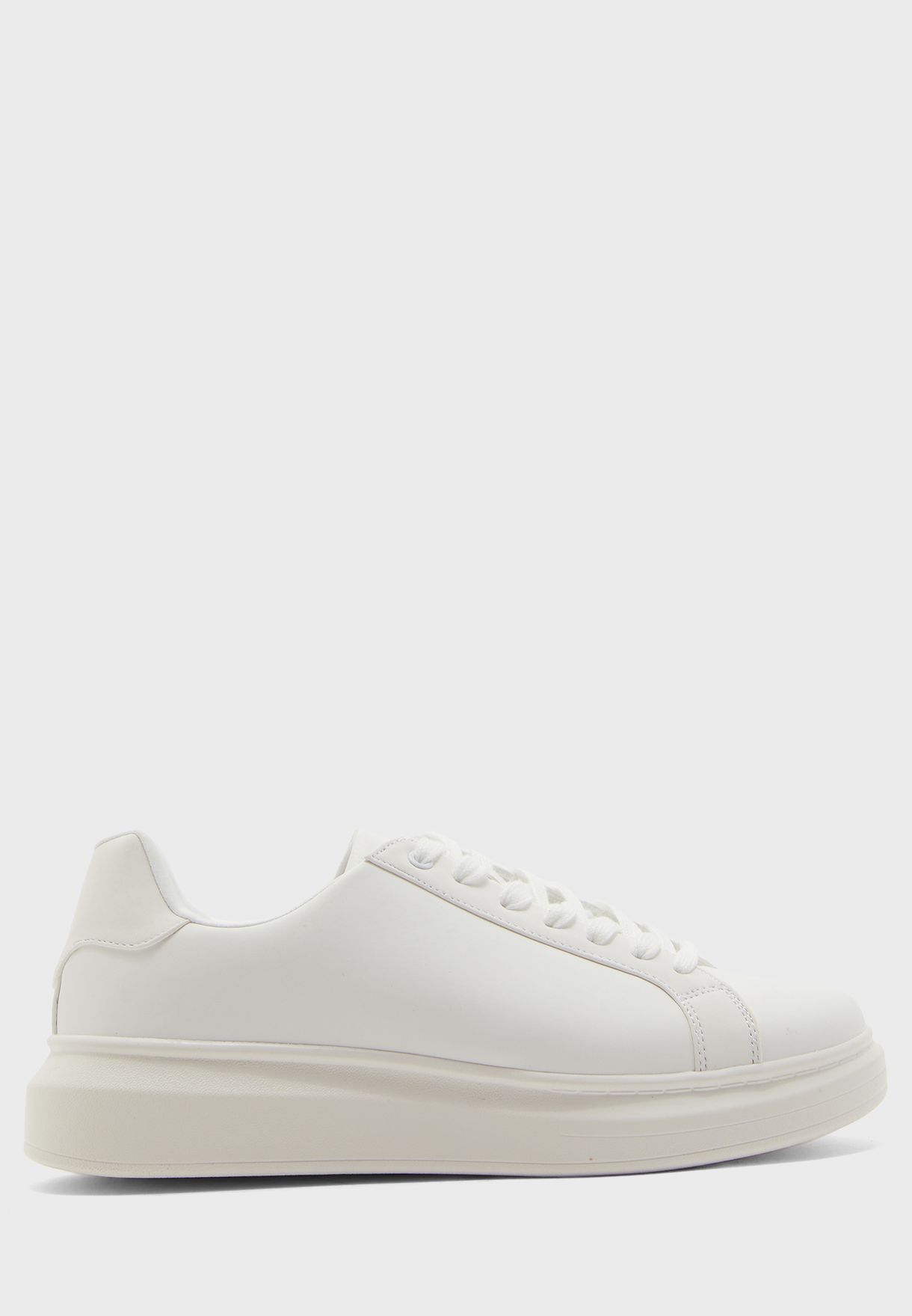 new look white sneakers