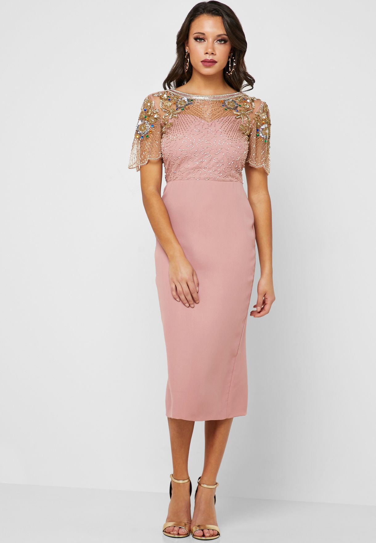 virgos lounge pink dress