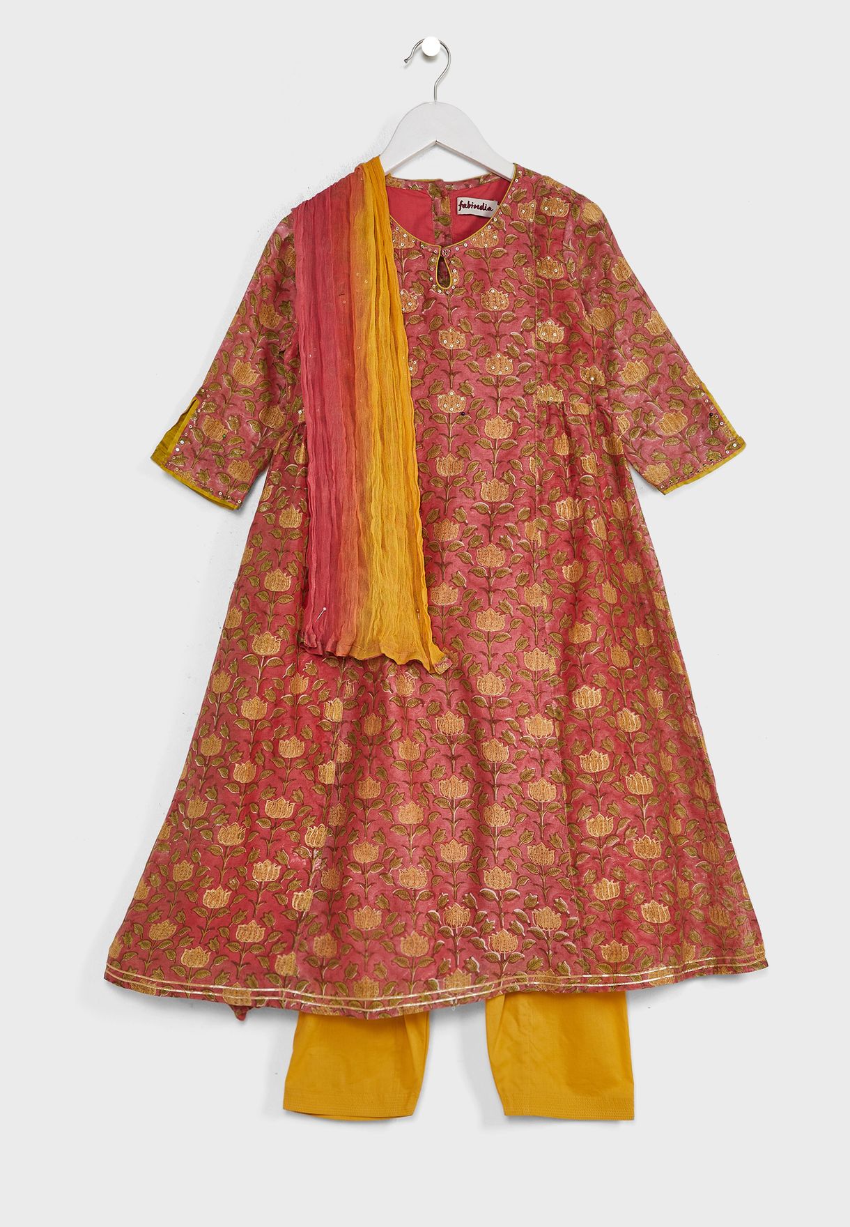 Youth Printed Dress & Salwar Set