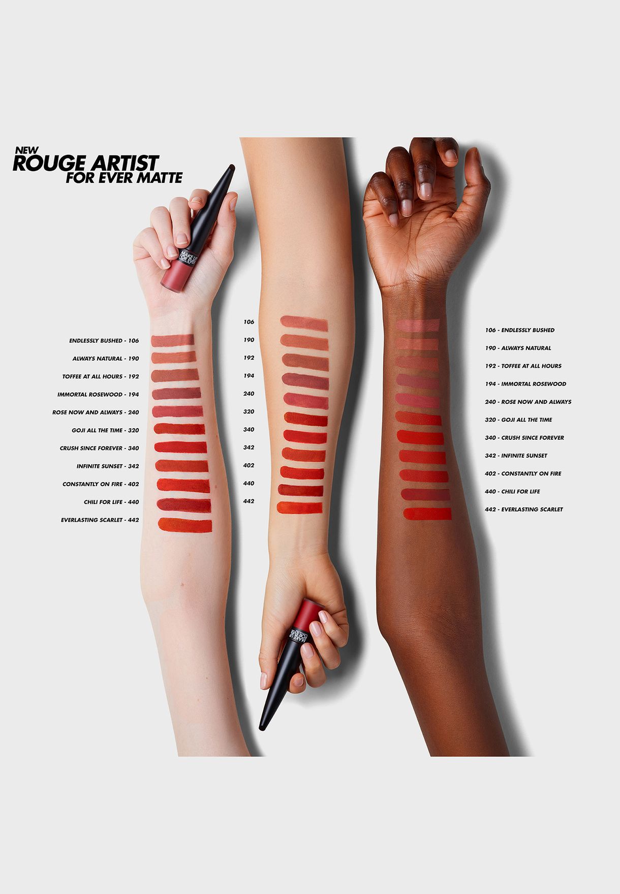 Rouge Artist For Ever Matte Lipstick - 440 - Chili For Life