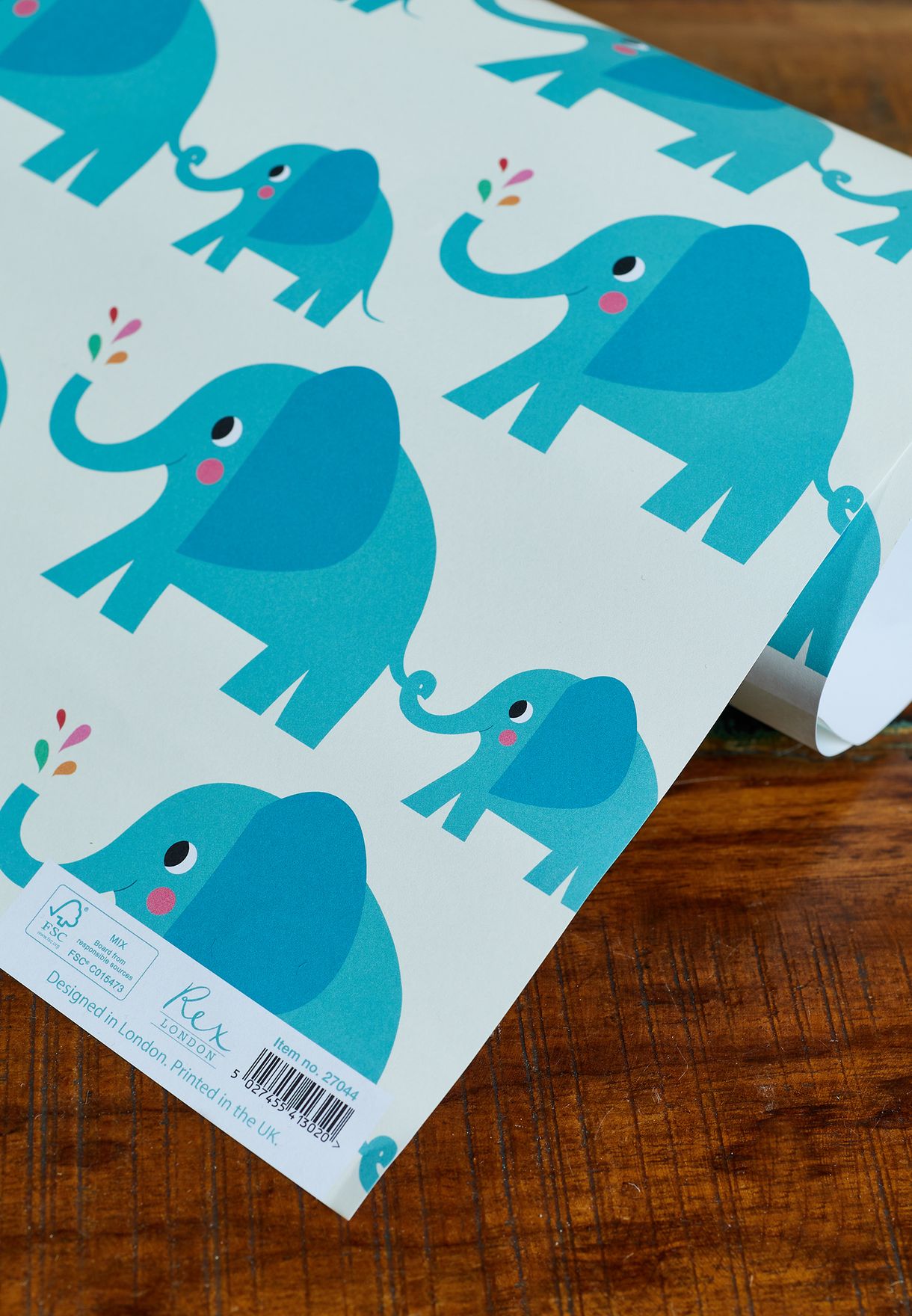 Elvis The Elephant Wrapping Paper