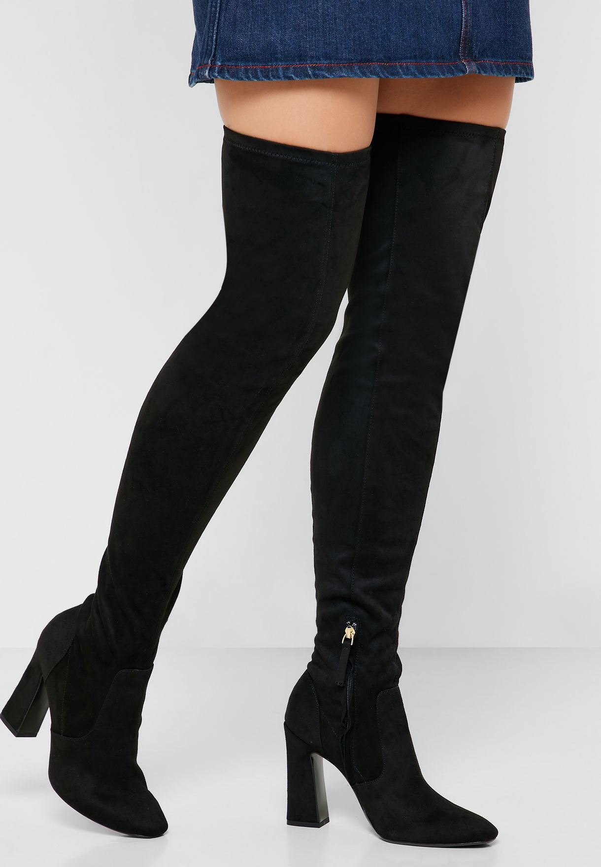 mango thigh high boots