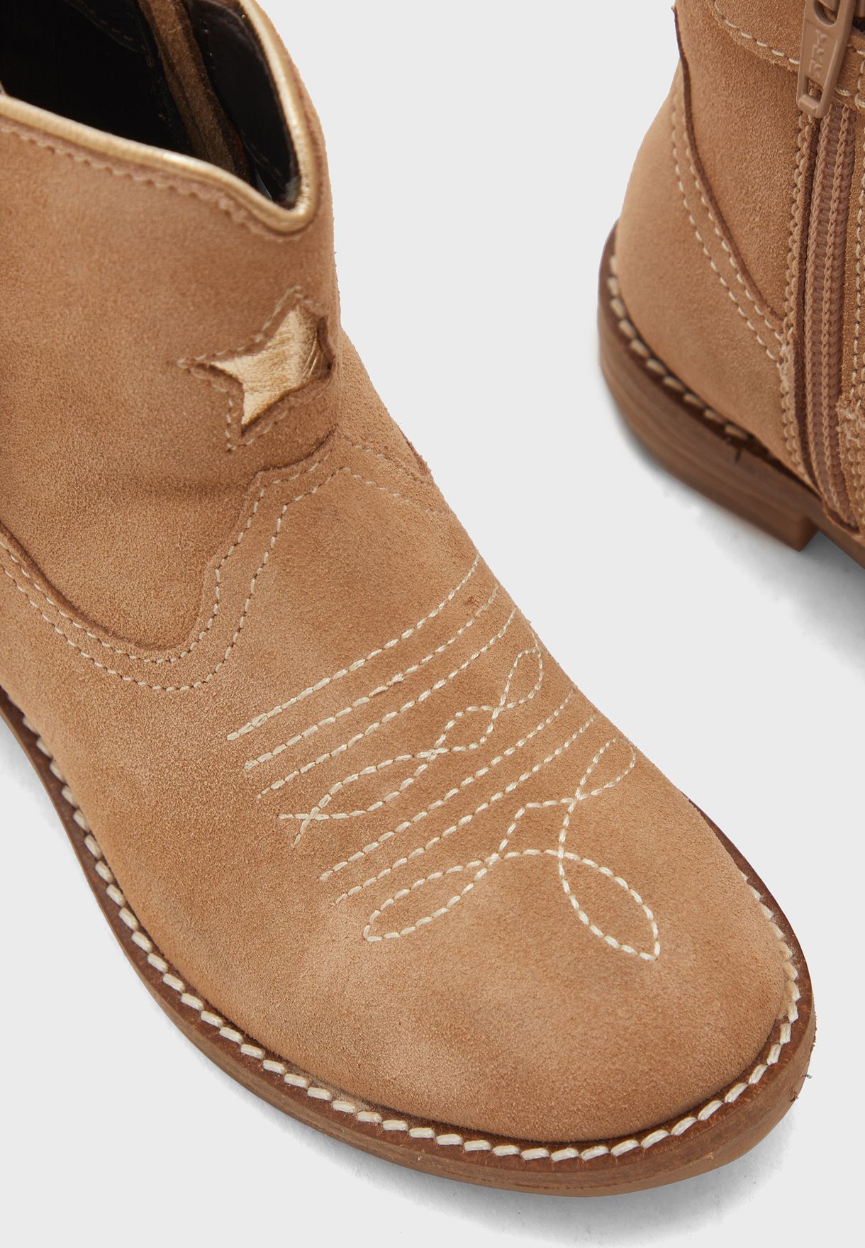Kids Star Detail Tassel Boots