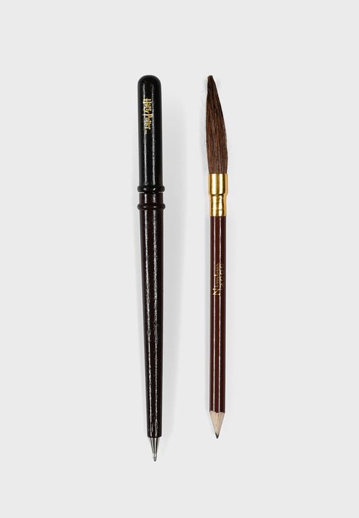 Harry Potter Wand & Broom Pen & Pencil