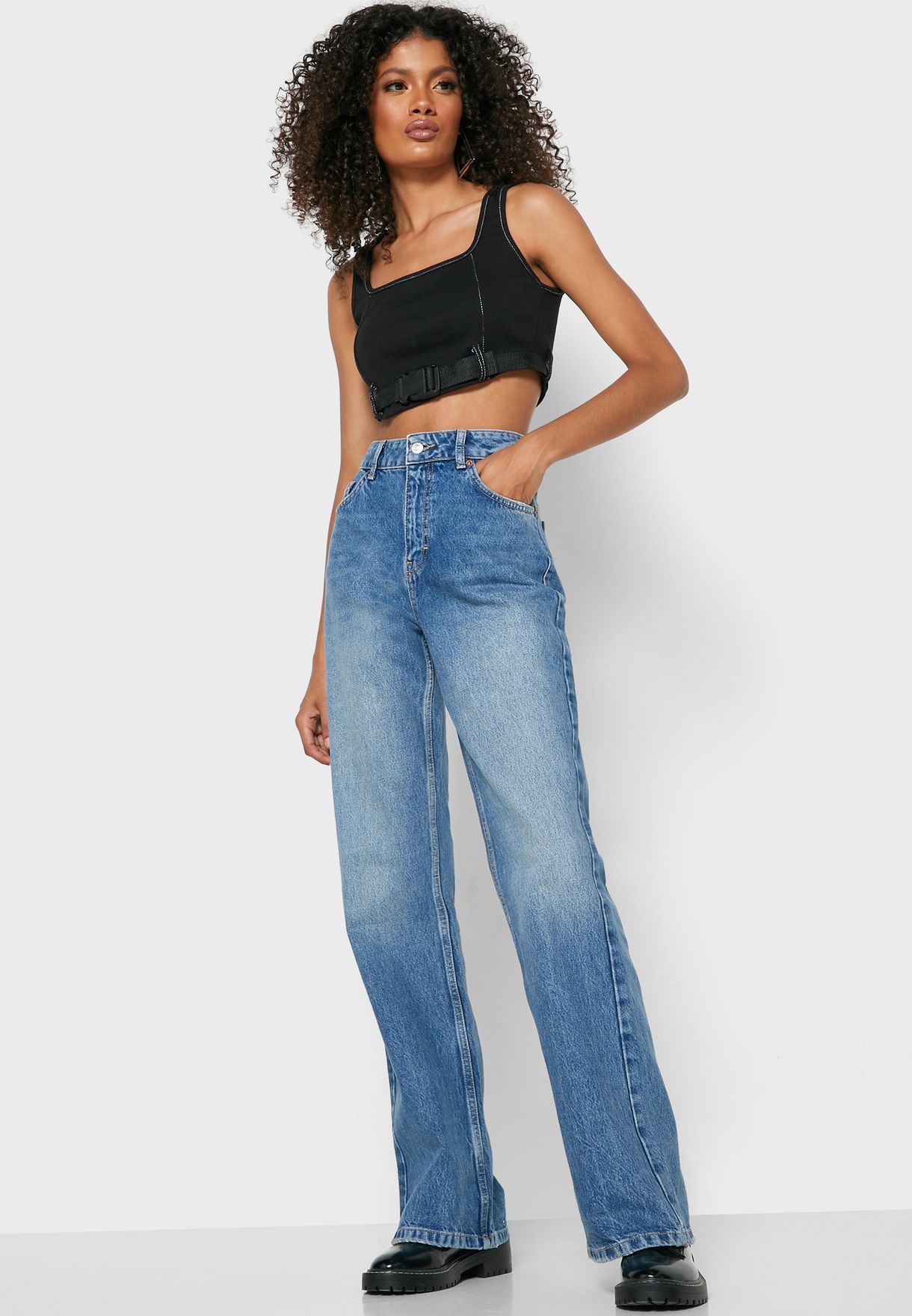 topshop flared jeans