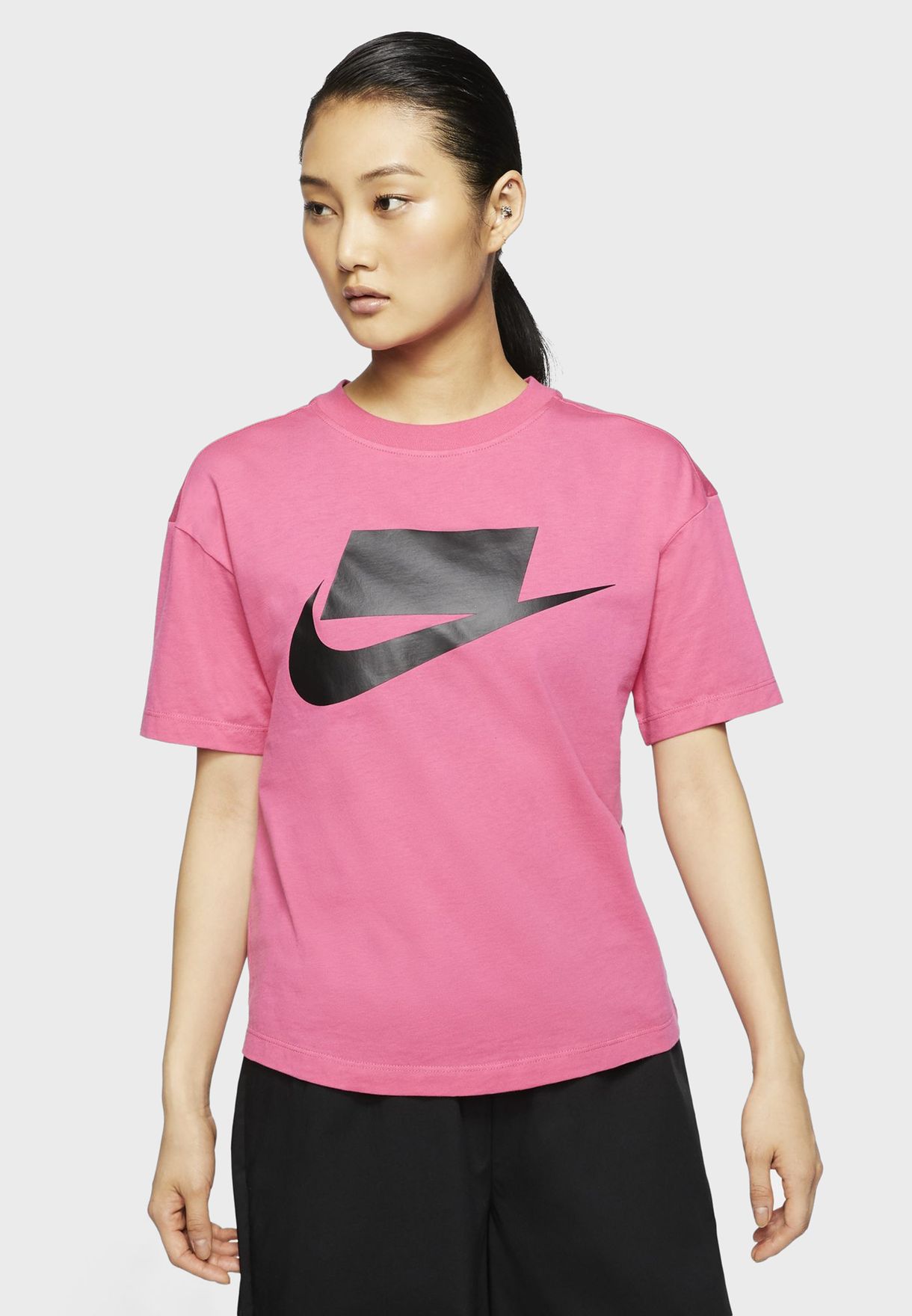 Buy Nike pink NSW T-Shirt for Women in 