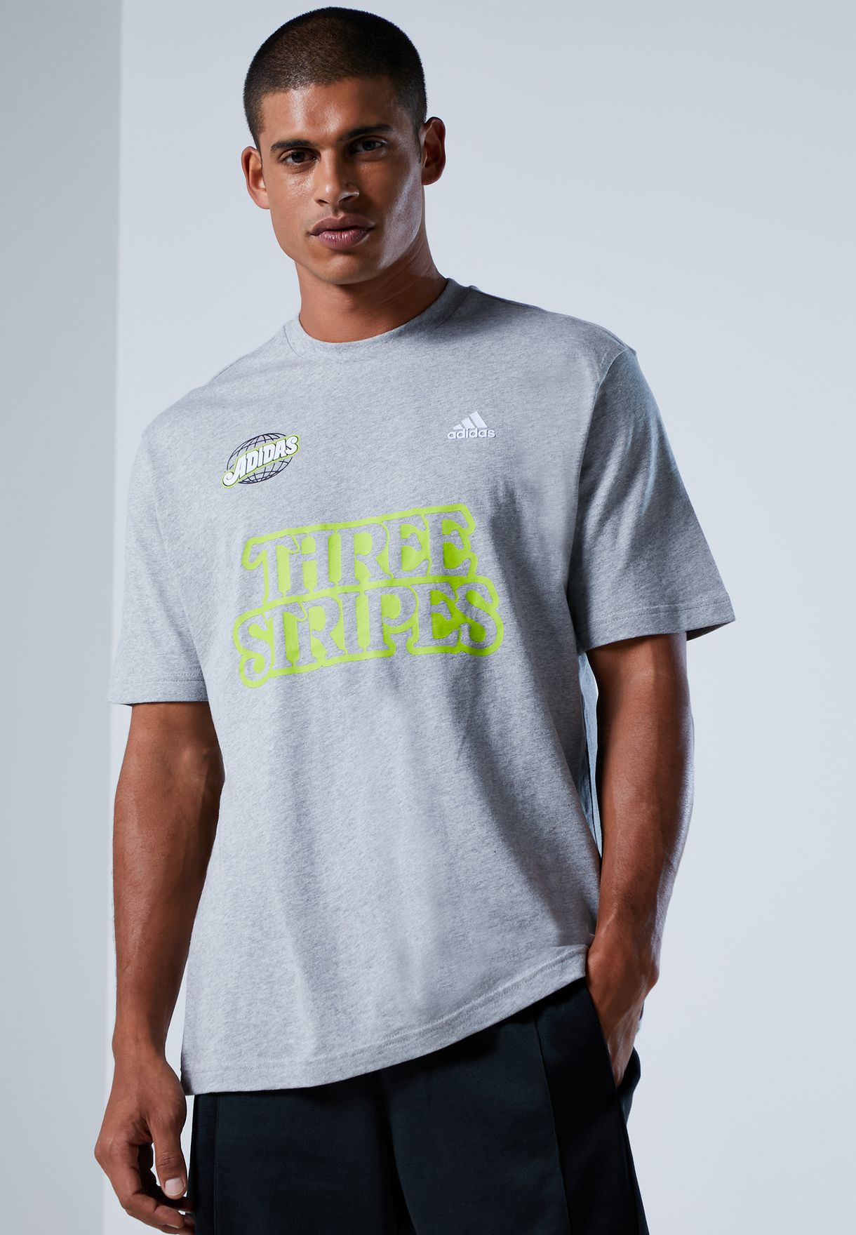 Buy adidas Lucky 8 Sports Men&#39;s Graphic T-Shirt for Men in MENA, Worldwide