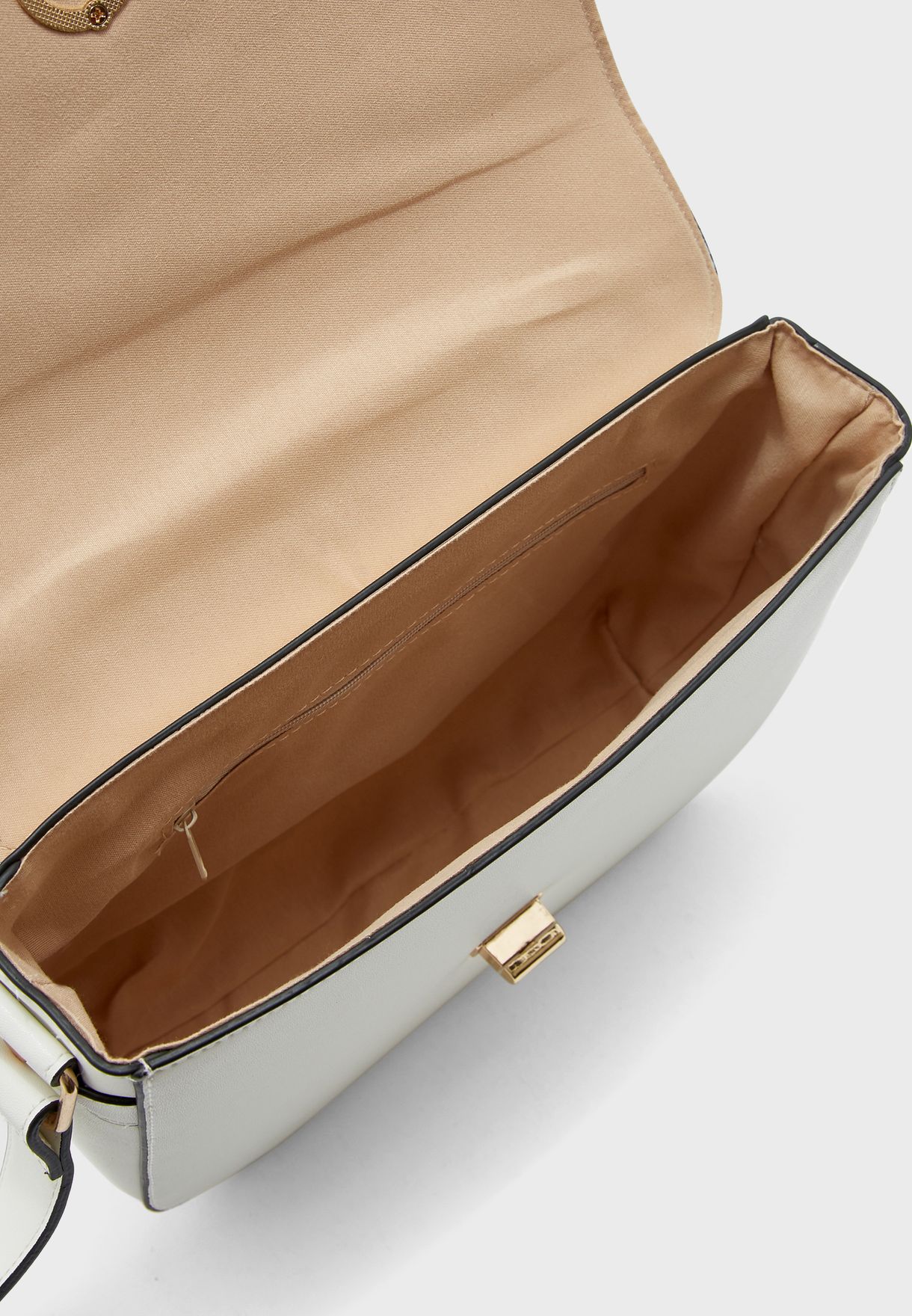 Buy Ella White Large Minimal Crossbody Bag for Women in Riyadh, Jeddah, Saudi | 13288AC98RPP