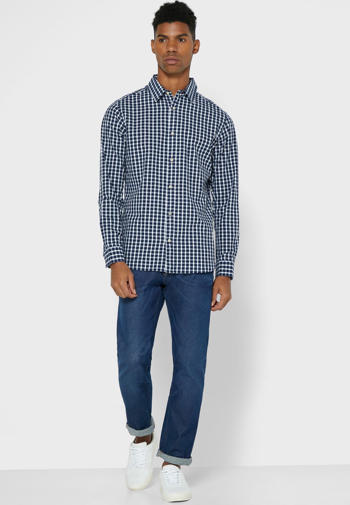 jack and jones checked shirt