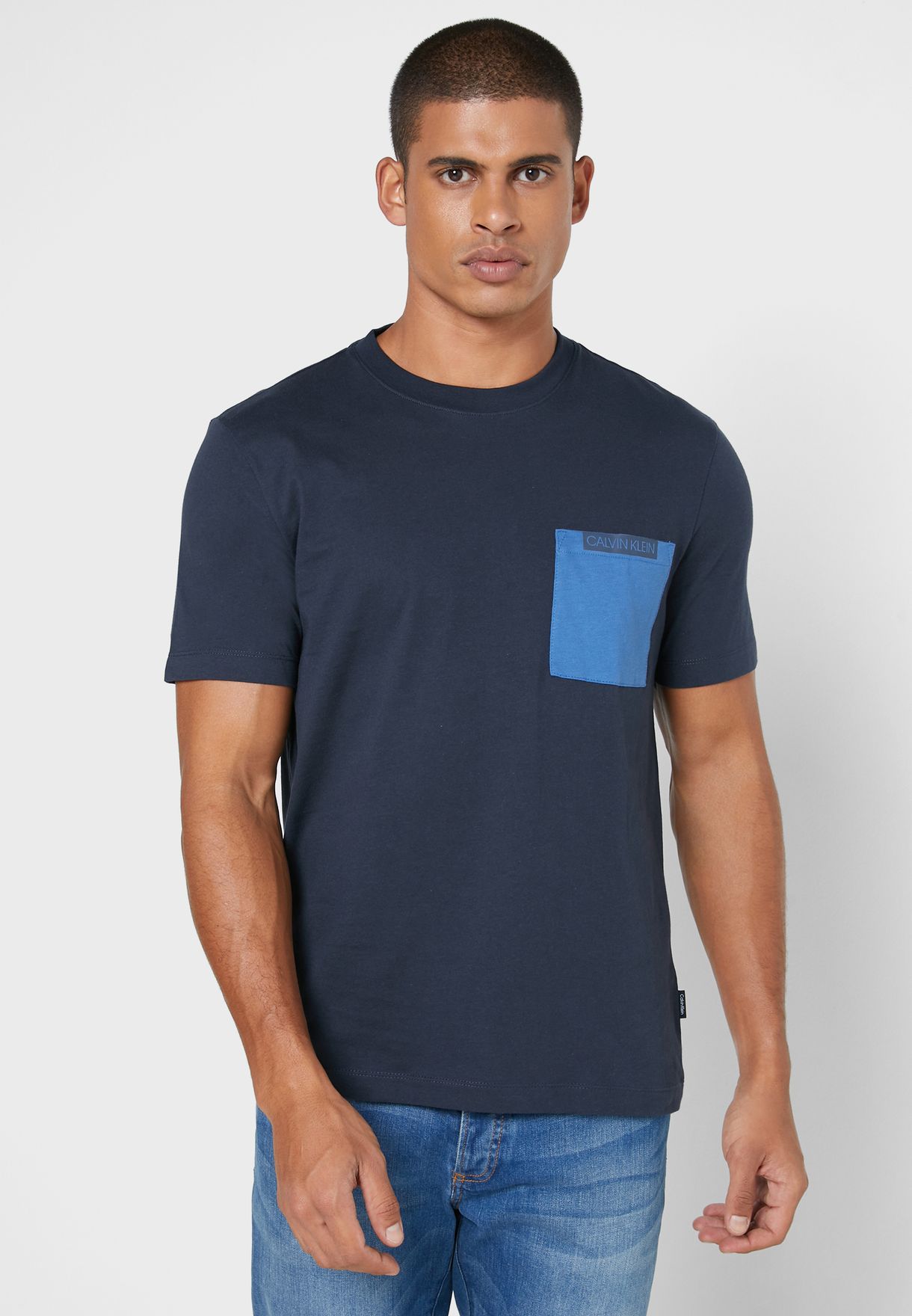 calvin klein pocket t shirt