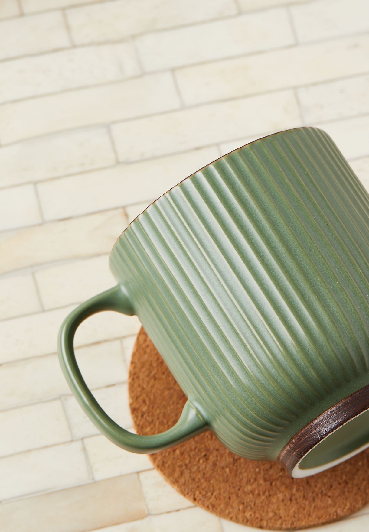 Embossed Stripe Mug