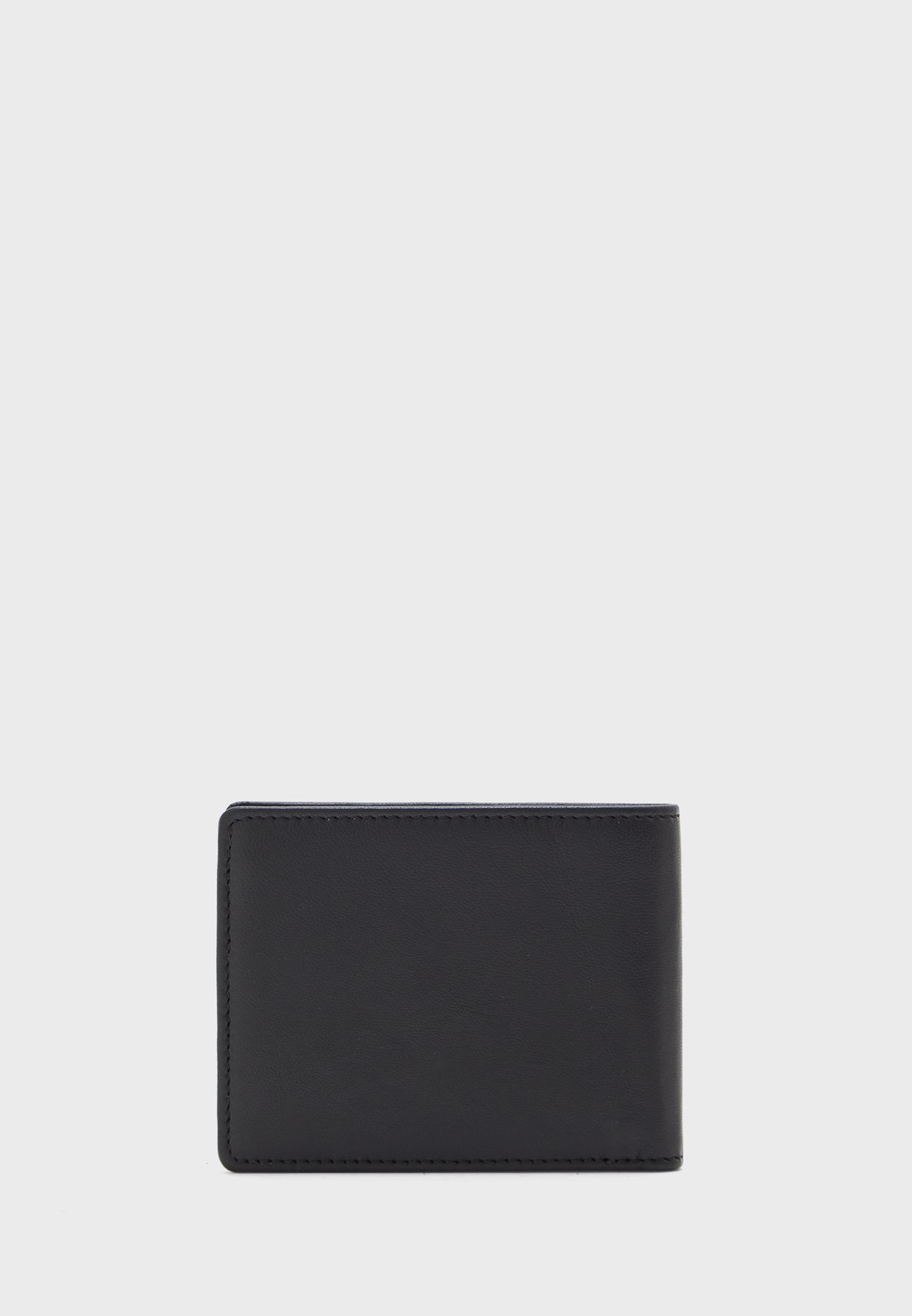 محفظة مطوية مزينة بشعار الماركة