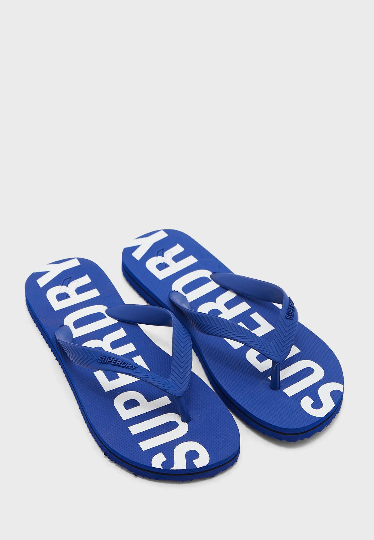 blue superdry flip flops