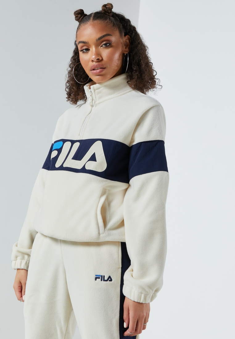 Buy Fila white Polar Fleece Sweatshirt Kids MENA, Worldwide