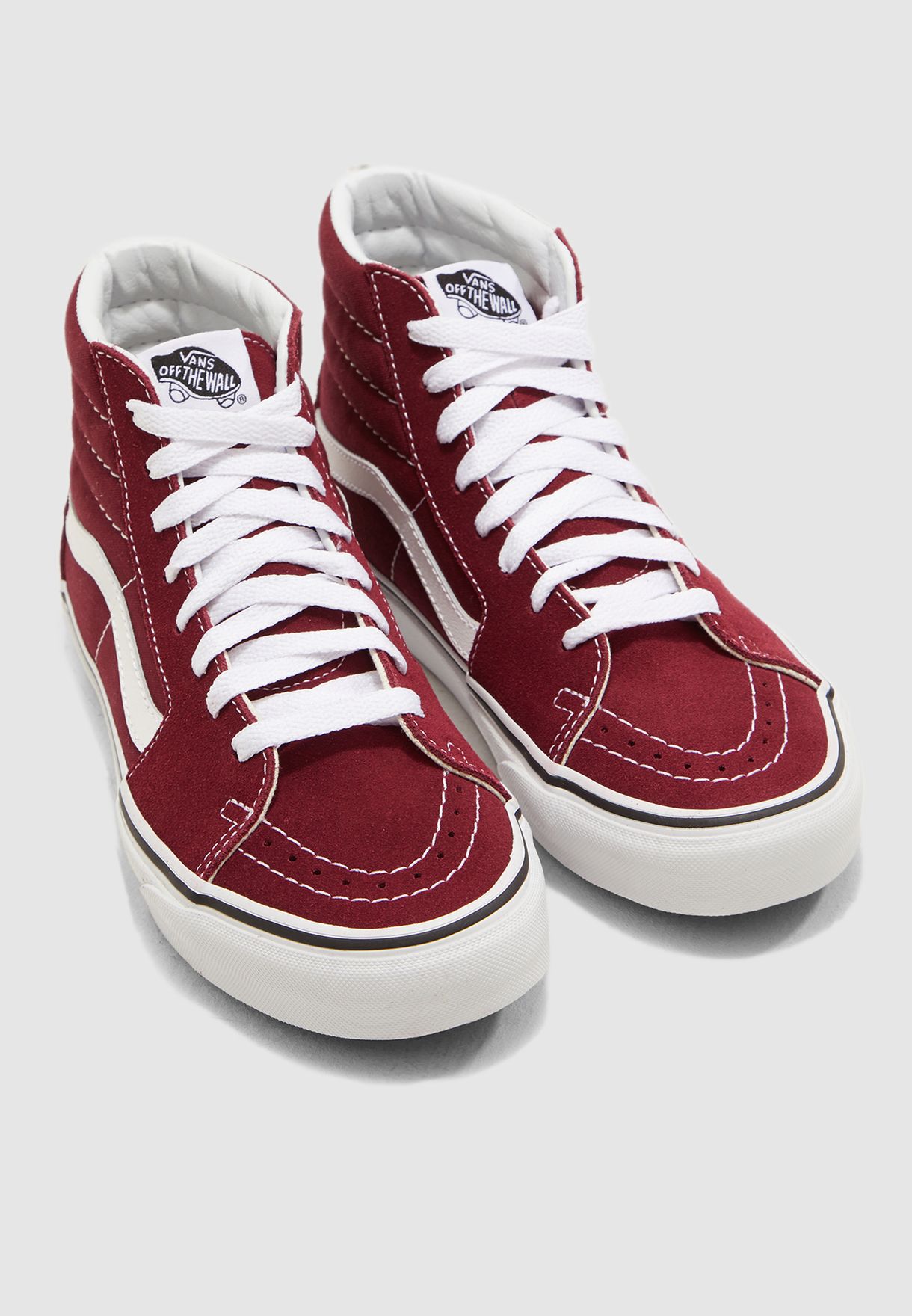 Buy Vans Burgundy Sk8-Hi For Women In Dubai, Abu Dhabi