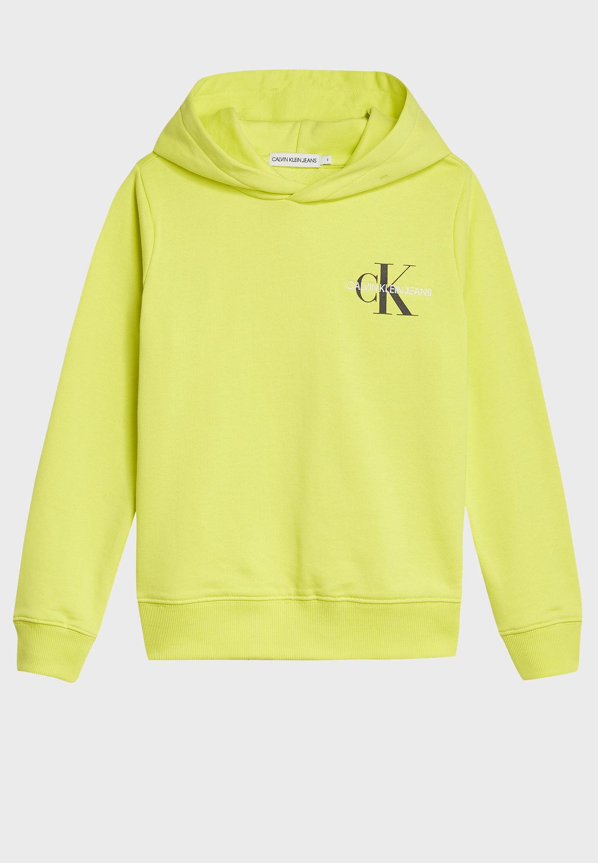 calvin klein hoodie yellow