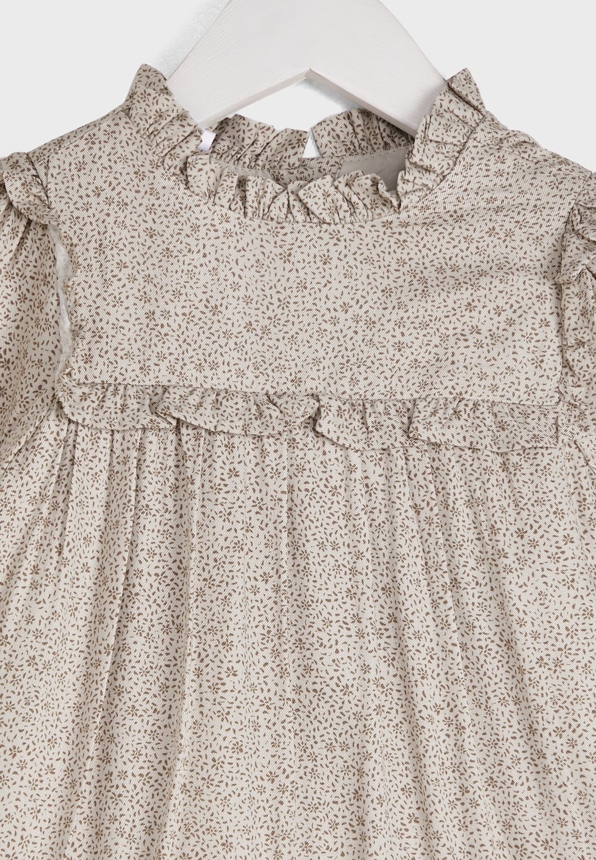 Infant Frill Detail Floral Print Dress
