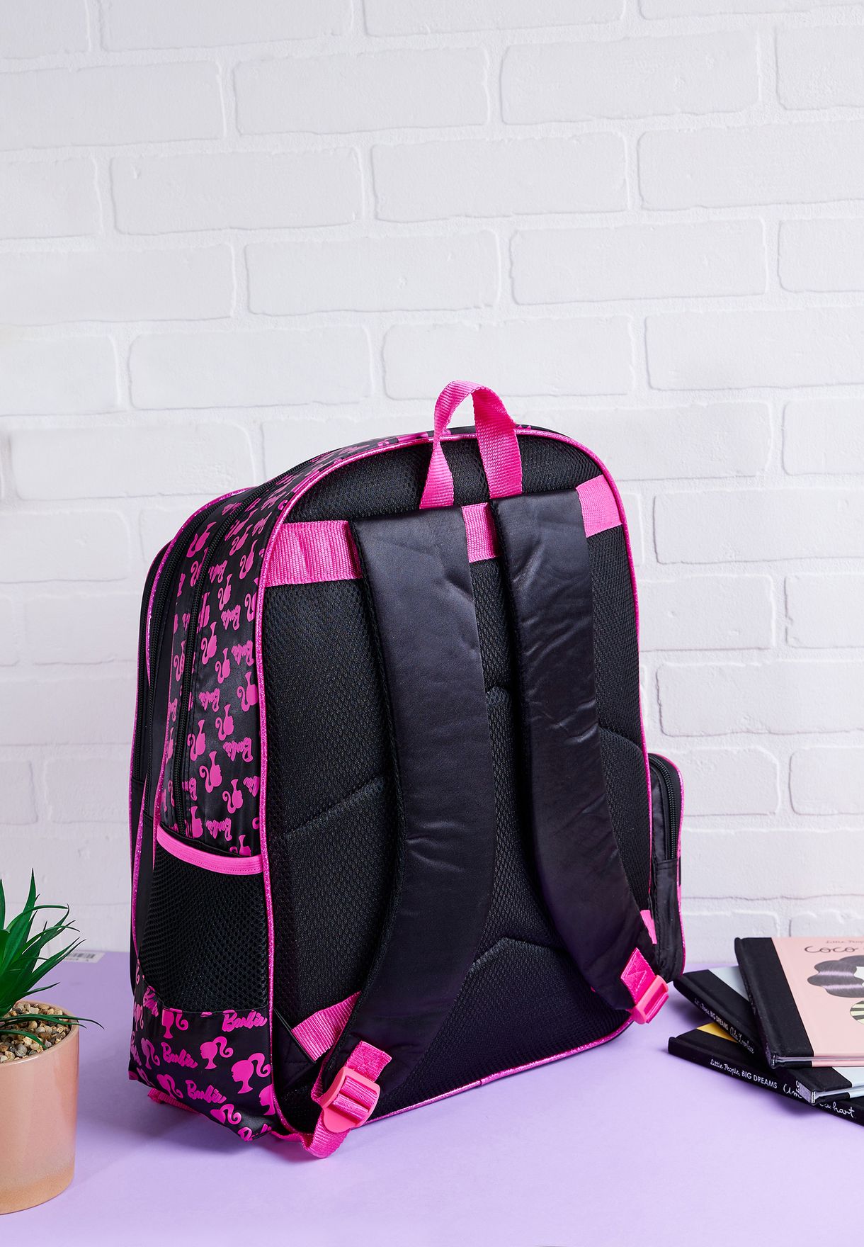 Buy black Back To School Barbie Sequin Backpack for Kids in MENA, Worldwide