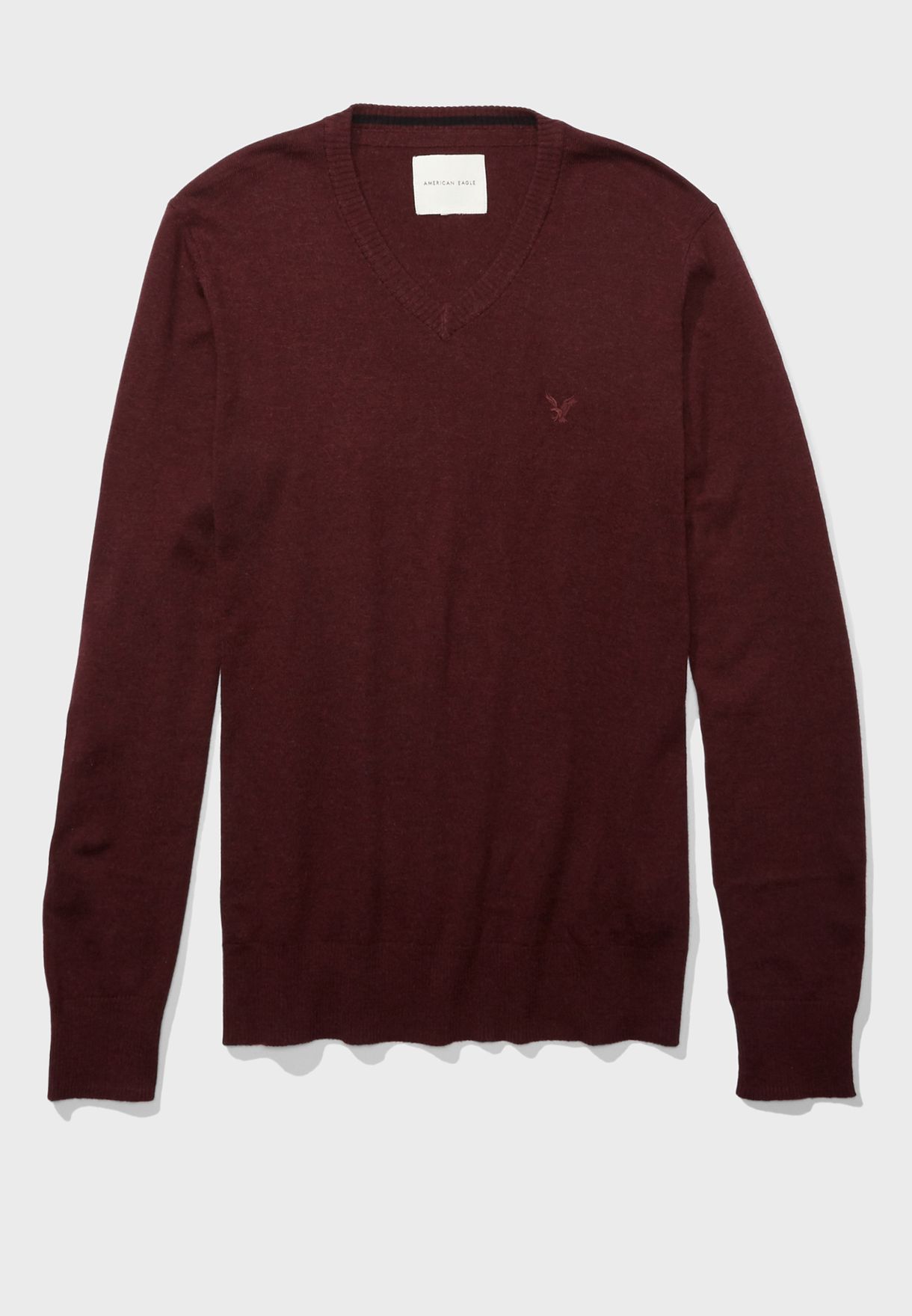 american eagle v neck sweater