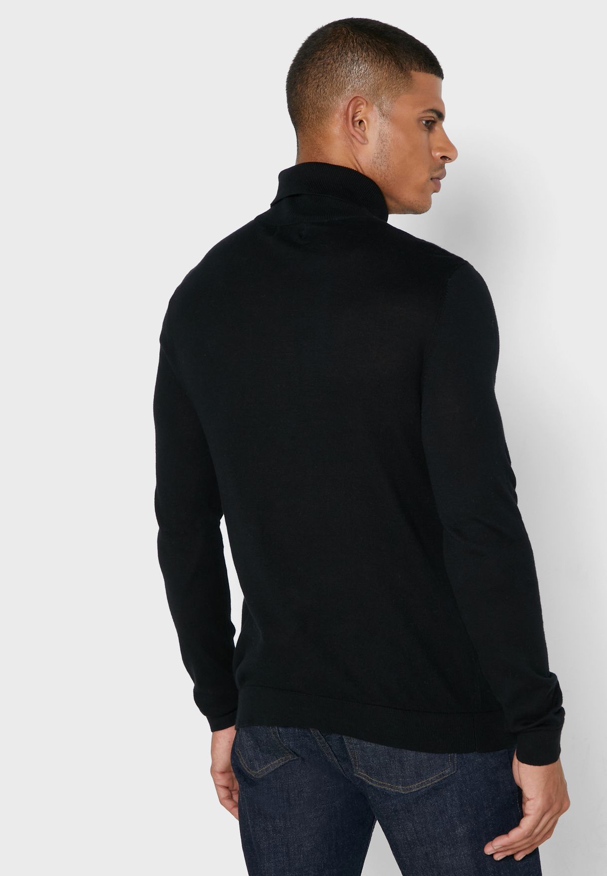 topman black turtleneck