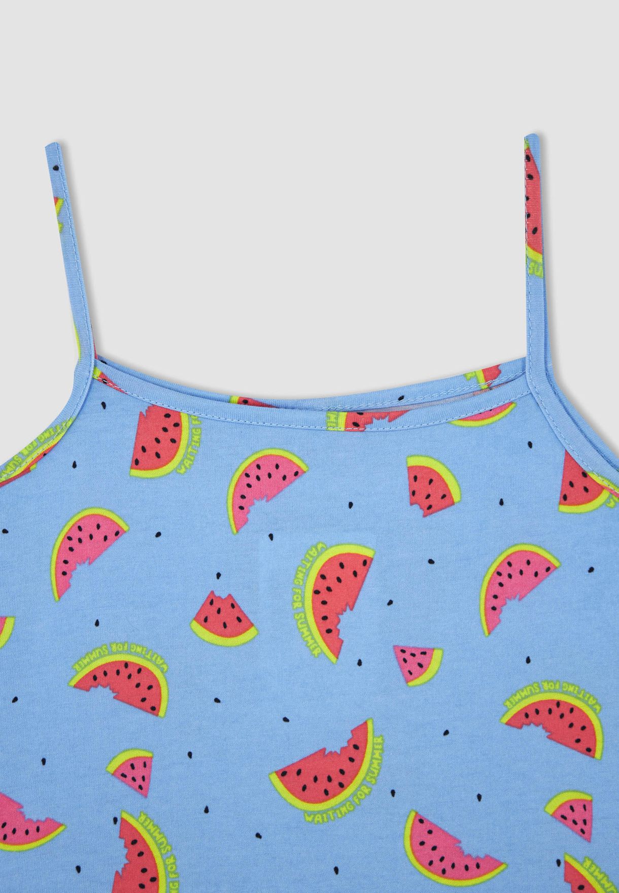 Kids Watermelon Print Dress