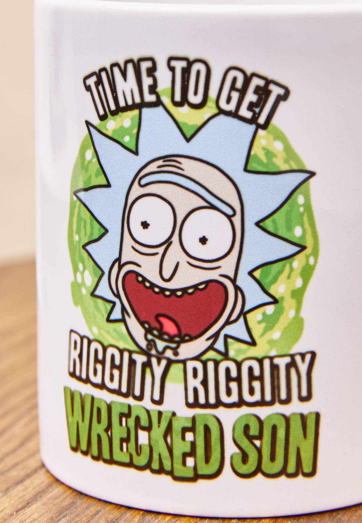 Rick And Morty Wrecked Son Coffee Mug
