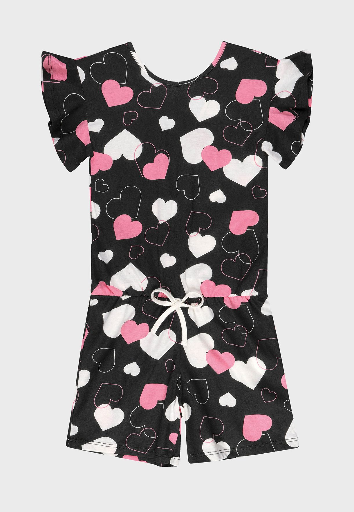 Infant Heart Print Romper