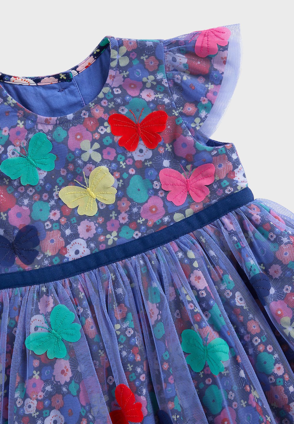 Kids Floral Print Dress