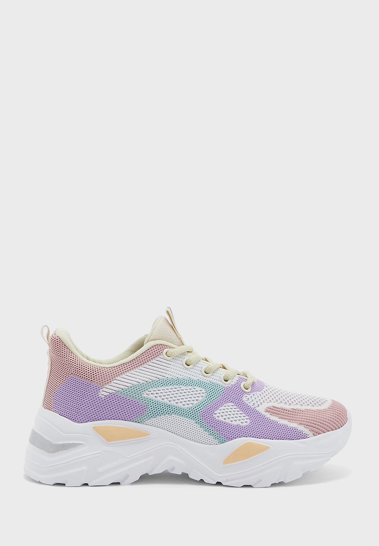 Colourblock Knit Chunky Sneaker