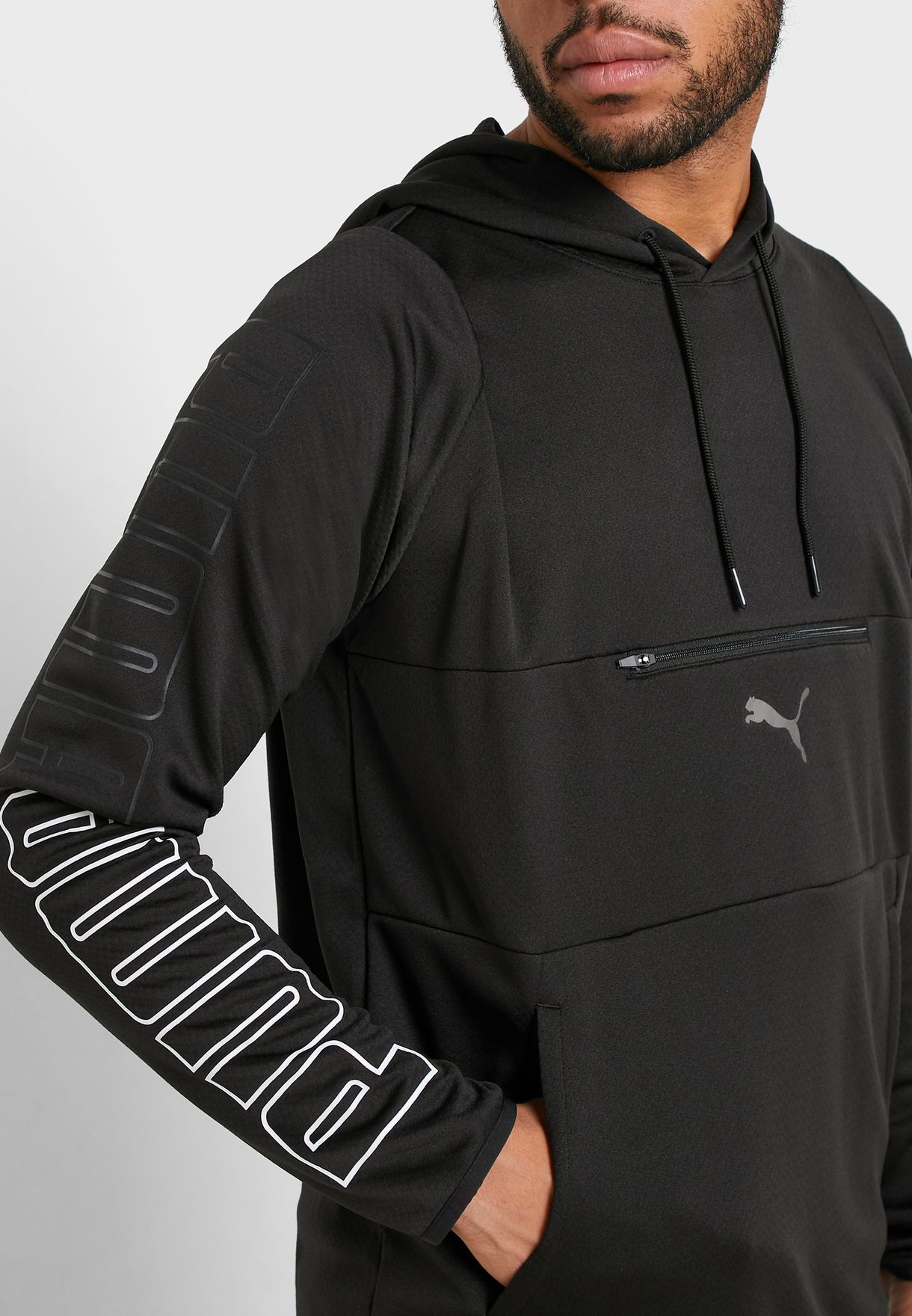 puma power knit hoodie