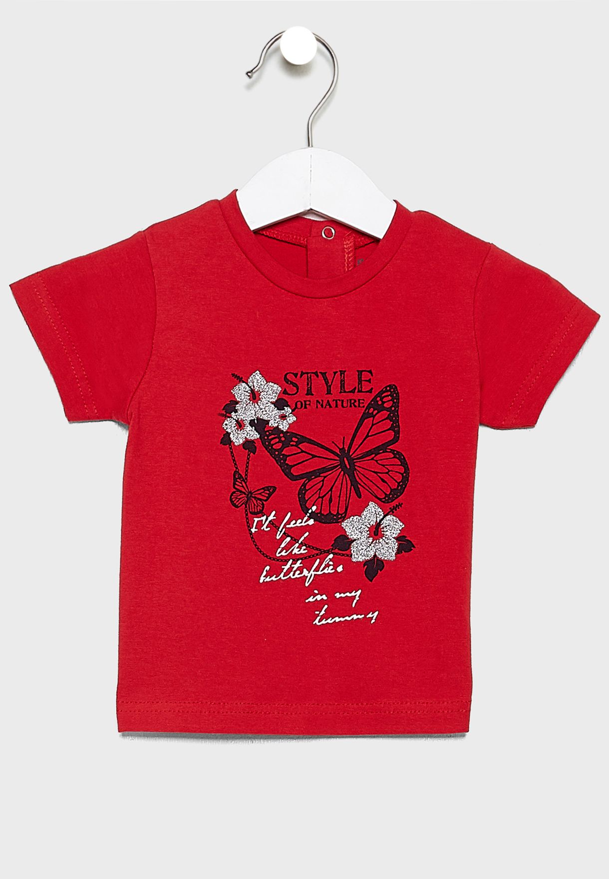 red infant shirt