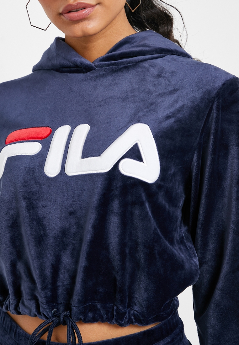 Buy Fila navy Cropped Velour for Kids MENA, Worldwide