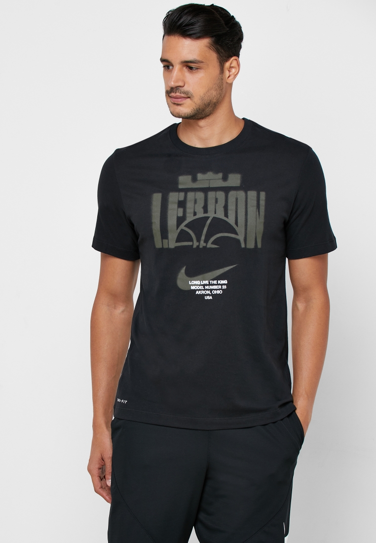 Buy Nike black Lebron James T-Shirt for Kids in Kuwait city, other cities