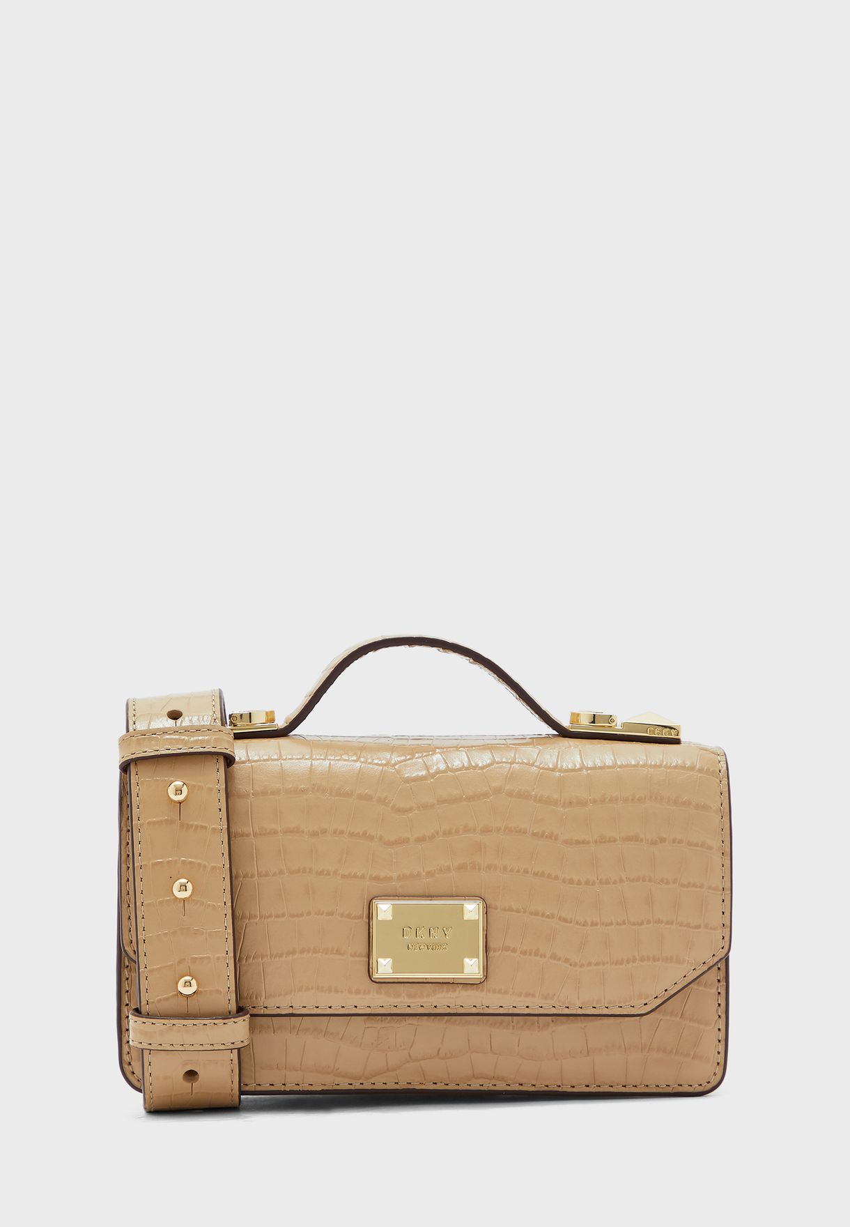 dkny pearl top handle crossbody