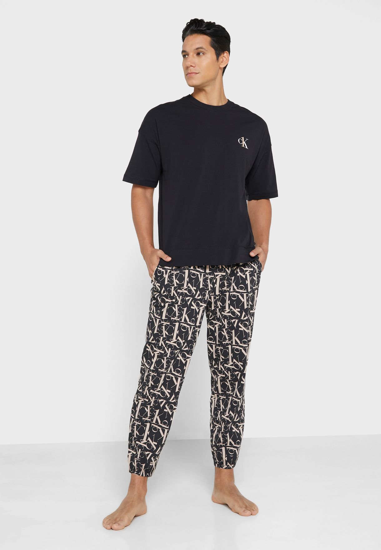 Printed T-Shirt + Pyjama Set