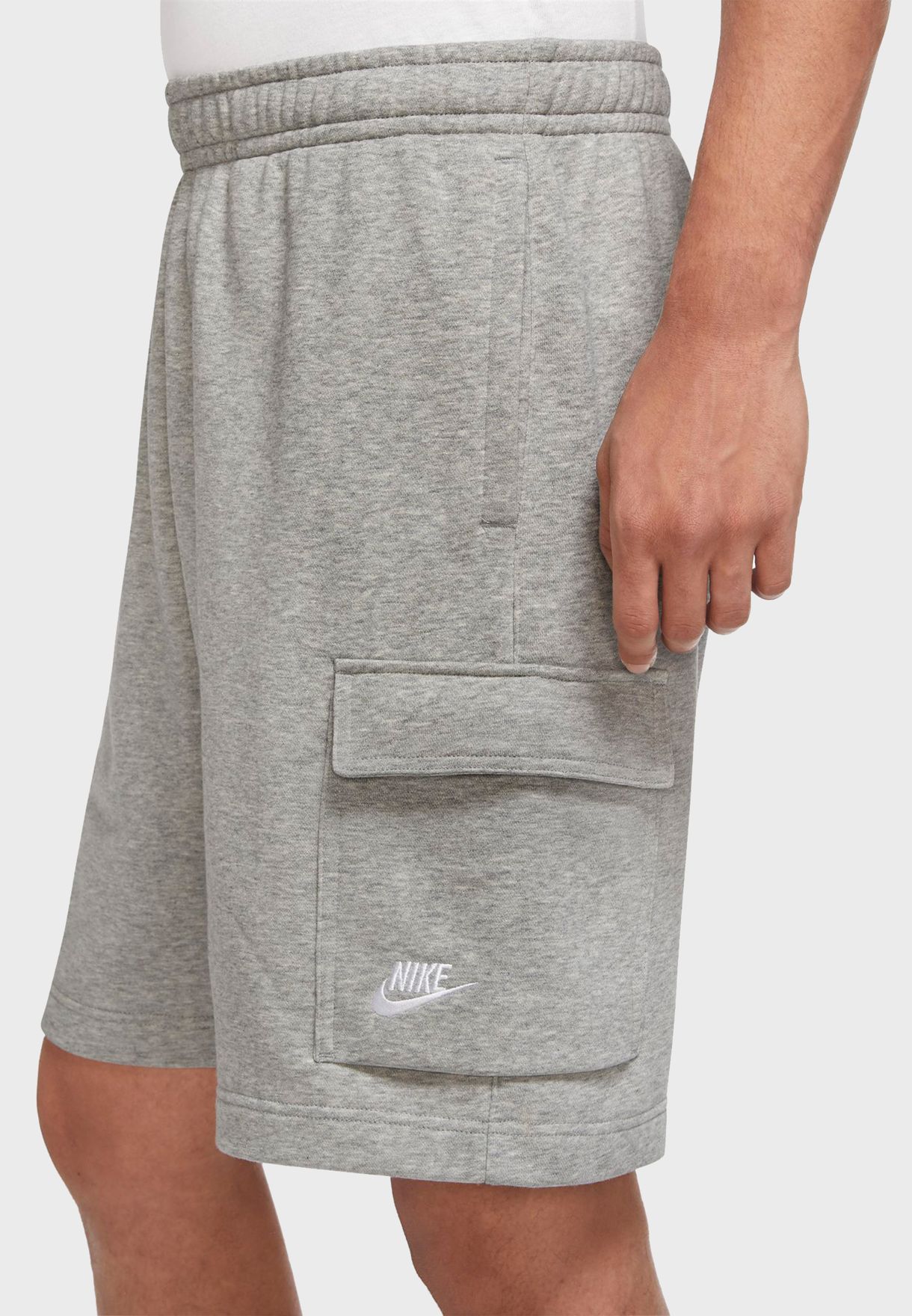 Buy Nike grey Nsw Club Cargo Shorts for Kids in Dubai, Abu Dhabi