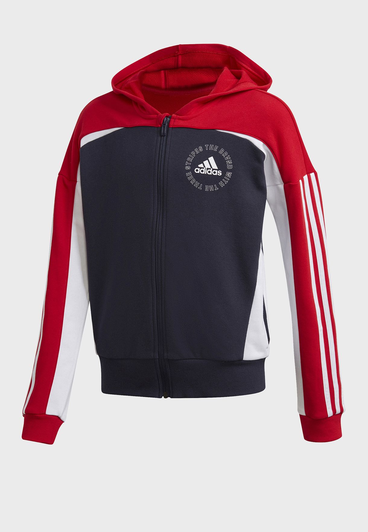 red adidas hoodie youth