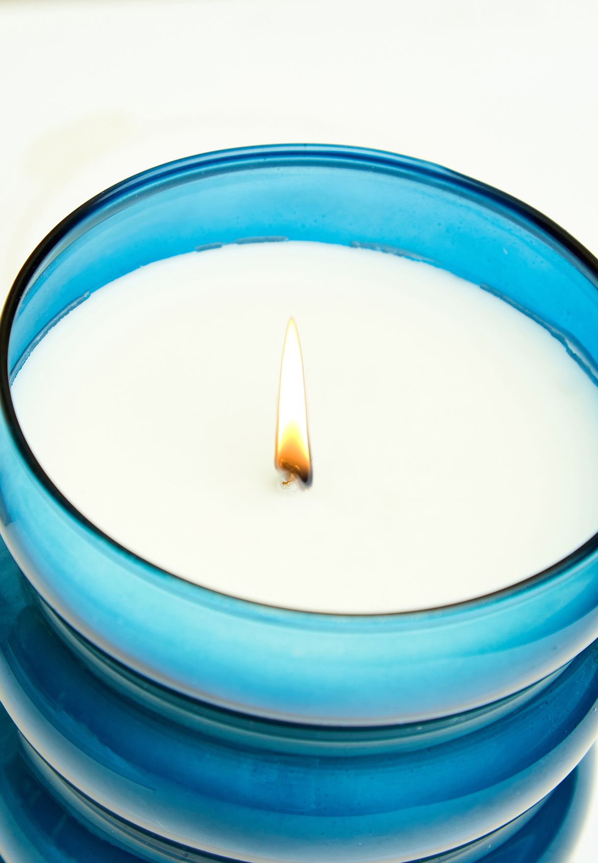 Wild Orchid Fresh Wavy Glass Candle